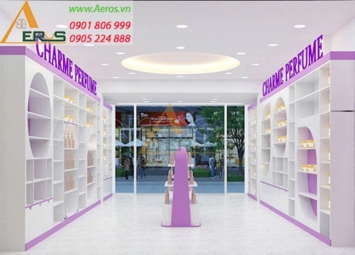Thiết kế shop nước hoa Charme Perfume - quận Tân Bình