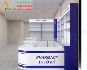 Thiết kế nhà thuốc tây Pharmacy 15 Tô Ký - Hóc Môn