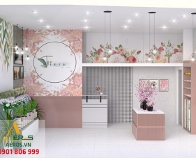 Thiết kế nội thất shop hoa tươi Tiara - Phú Nhuận