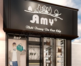 Thiết kế nội thất shop túi xách Amy - Thủ Đức