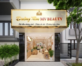 Thiết kế nội thất spa Dưỡng Tâm MV Beauty - quận Bình Tân