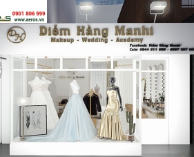 Thiết kế nội thất tiệm áo cưới Diễm Hằng Manhi - Bình Dương