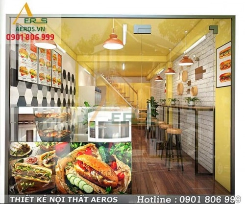 Thiết kế cửa hàng bánh của chị Linh - Tân Phú