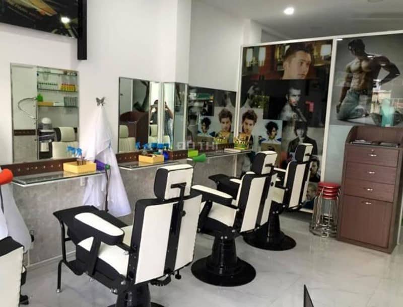Thiết kế Salon Tiệm tóc nhỏ đẹp trang trí nội thất salon tiệm tóc đẹp   Biển quảng cáo giá rẻ