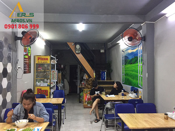 Hiện trạng thi công cửa hàng bánh của chị Linh tại Tân Phú, TP.HCM