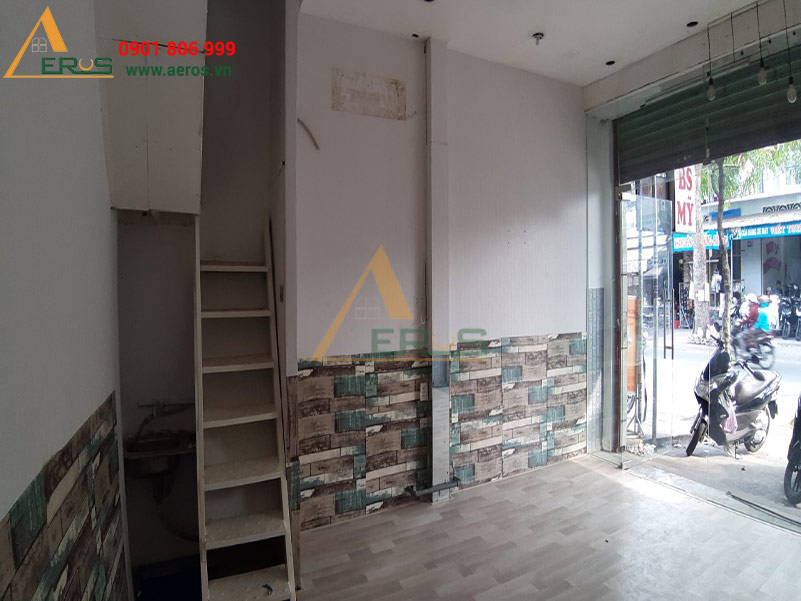 Hiện trạng dự án thiết kế - thi công nội thất tiệm Nails của anh Thành tại Bình Tân