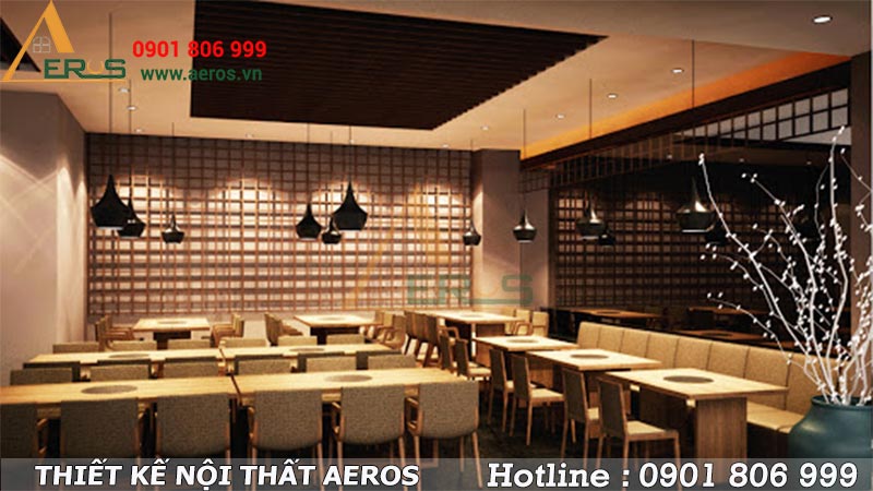 thiết kế nhà hàng hàn quốc_korea xưởng mộc aeros