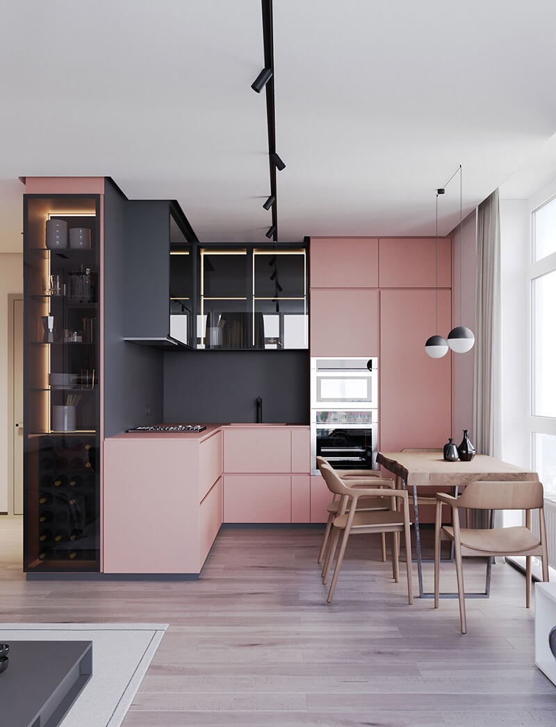 Phòng bếp màu hồng cuốn hút 2024: Một phòng bếp màu hồng cuốn hút sẽ làm cho bạn rơi vào tình trạng mê đắm. Không gian ấm cúng, tươi sáng và đầy năng lượng sẽ trở thành nơi tuyệt vời để bạn thưởng thức các món ăn yêu thích. Hãy xem hình ảnh để cảm nhận sự hấp dẫn của phòng bếp màu hồng.