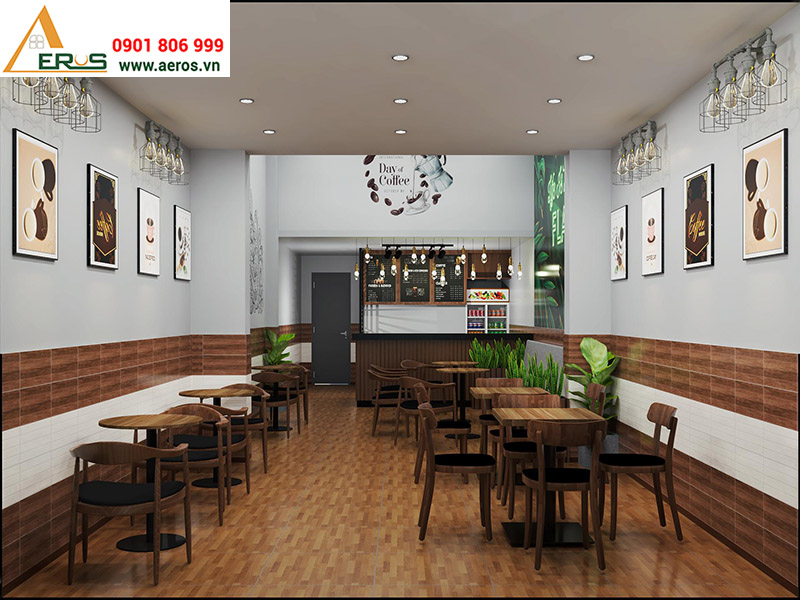 thiết kế quán cafe Góc Phố tại quận Tân Phú