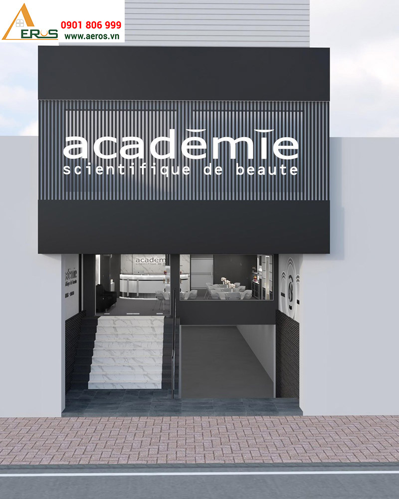 thiết kế shop mỹ phẩm Academie Phú Nhuận