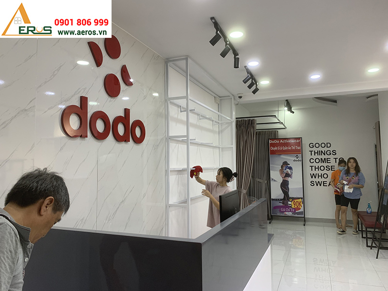 Thi công shop thời trang Dodo Activewear tại Tân Phú