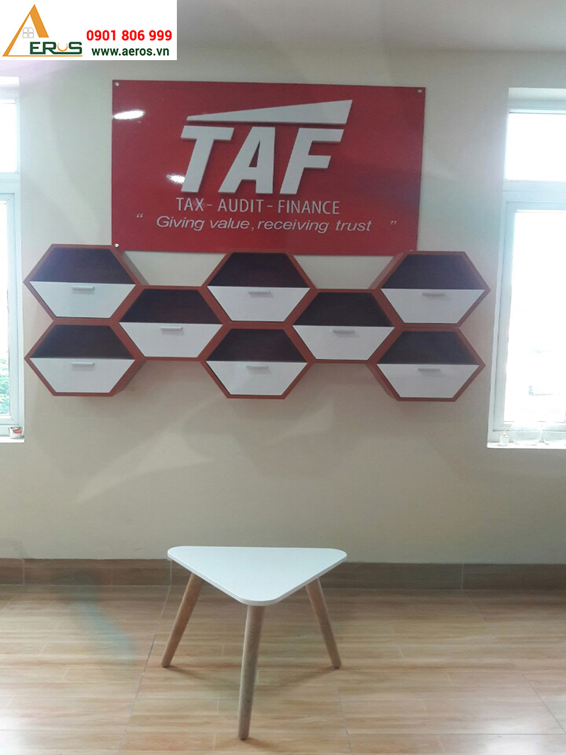 Thi công nội thất văn phòng TAF quận Tân Phú