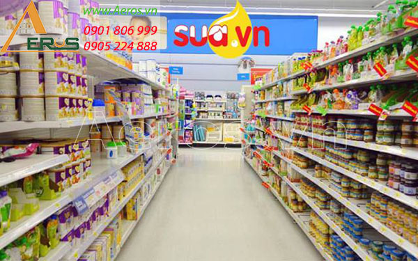 Top 10 mẫu thiết kế cửa hàng bán sữa đẹp nhất 2019