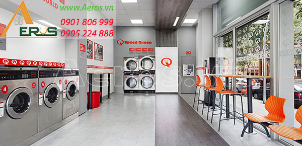 Top 10 mẫu thiết kế cửa hàng giặt là đẹp nhất 2019