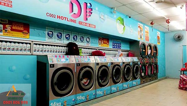 Top 30 mẫu thiết kế cửa hàng giặt là đẹp nhất 2019