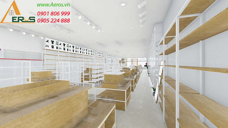 Thiết kế nội thất cửa hàng Lọ Lem shop của anh Phước tại Bạc Liêu
