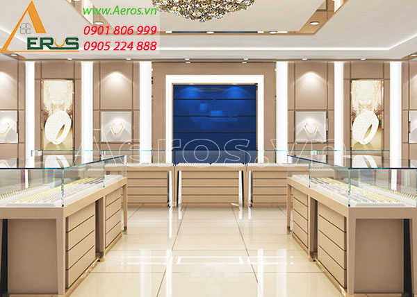 Top 10 mẫu thiết kế cửa hàng vàng bạc đẹp nhất 2019