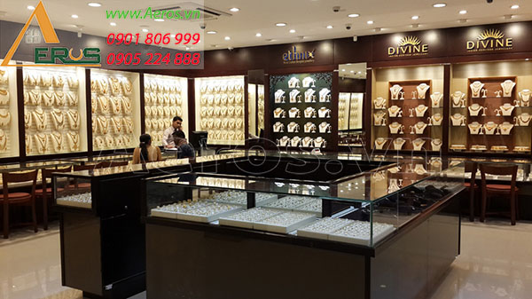 Top 10 mẫu thiết kế cửa hàng vàng bạc đẹp nhất 2019