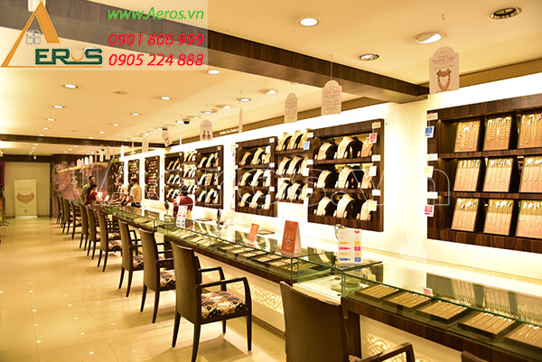 Top 10 mẫu thiết kế cửa hàng vàng bạc đẹp nhất 2019