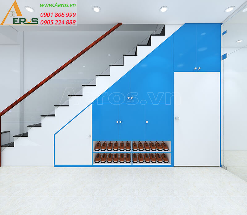 Thiết kế nội thất nhà thuốc tây D&C của anh Dũng tại Tân Phú, TP.HCM