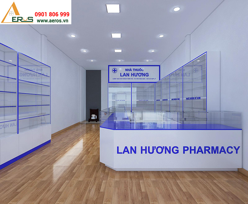 Thiết kế nhà thuốc Lan Hương tại Đăk Lăk