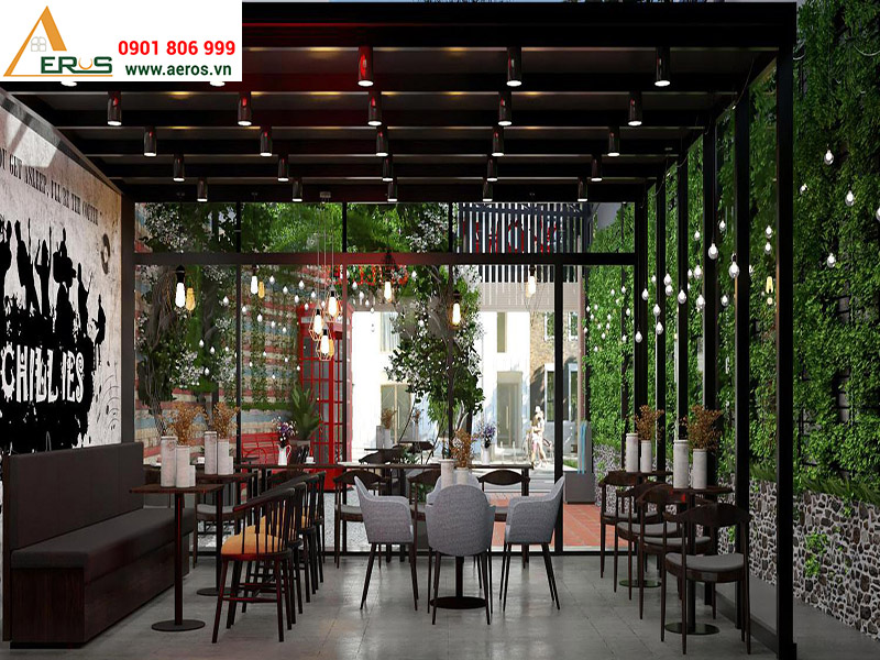 Thiết kế quán cafe Chillies quận Tân Bình