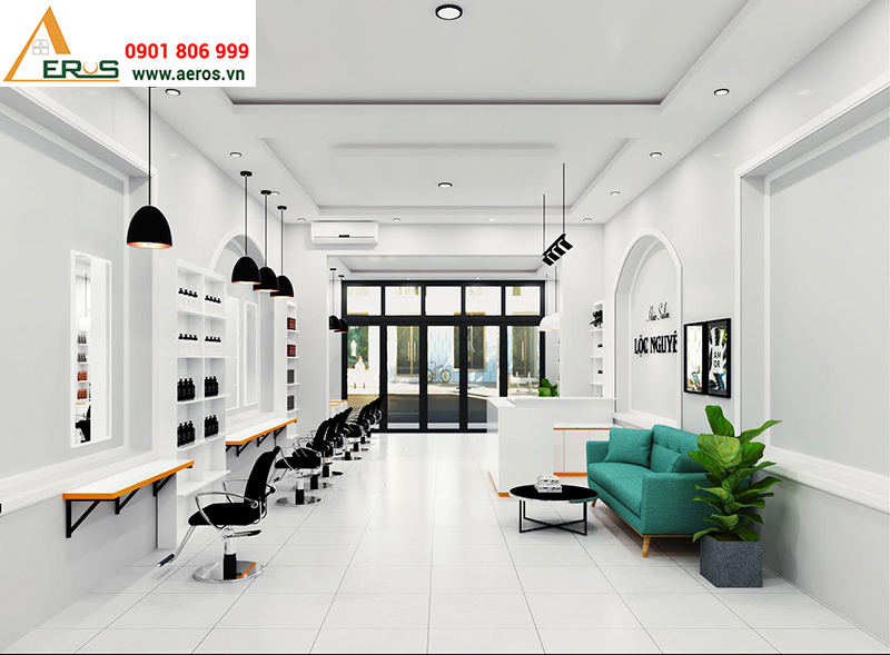 Thiết kế salon tóc Lộc Nguyên quận Tân Bình