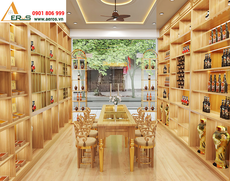 Thiết kế shop rượu Tí Nị tại quận Tân Phú