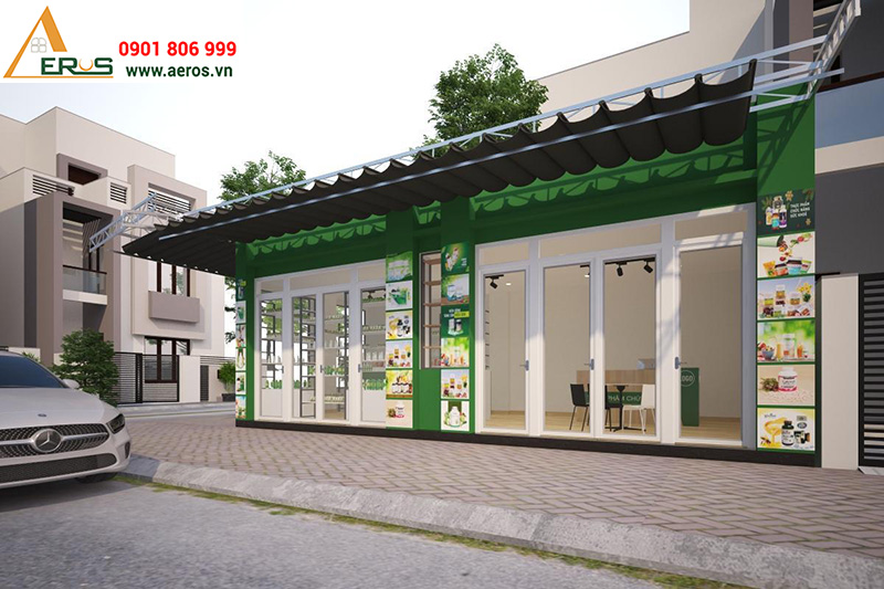 Thiết kế shop TPCN của anh Hiền tại quận Tân Phú
