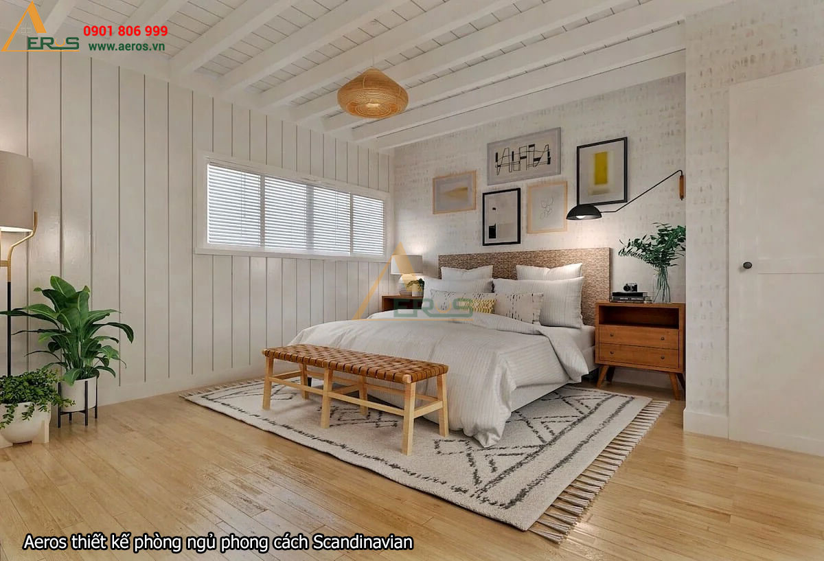 Phong cách Scandinavian - thiết kế phòng ngủ