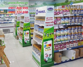 Top 10 mẫu thiết kế cửa hàng bán sữa đẹp nhất 2019