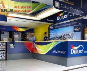 Top 10 mẫu thiết kế cửa hàng sơn đẹp nhất 2019